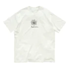 多肉シリーズのアエオニウムモノトーン Organic Cotton T-Shirt