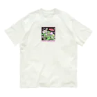 MoChi_Megのメンダコと水無月 オーガニックコットンTシャツ