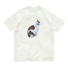 nekousagi*∩..∩のトラミ兄ちゃん自画像(ベージュ)【nekousagi*∩..∩ロゴ入りです】 Organic Cotton T-Shirt