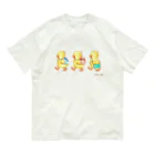 黒澤あおいのひよこの3兄弟 -おさんぽ- Organic Cotton T-Shirt