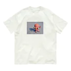 kitomameshaのタコさん Organic Cotton T-Shirt