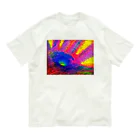 嫌われ者のアート工房　Archaic smileのクレヨン　カラフルアート Organic Cotton T-Shirt