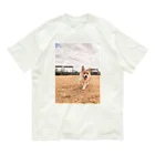 脚長コーギーの脚長コーギーむぎくん Organic Cotton T-Shirt