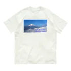 D-aerialのMt.Fuji and the sea of clouds オーガニックコットンTシャツ