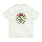 Cody the Lovebirdのクリスマスリース コザクラインコ、オカメインコ Chubby Bird オーガニックコットンTシャツ