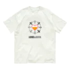 Siderunの館 B2のLOVE & BEER オーガニックコットンTシャツ