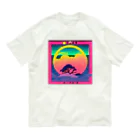 MedicalKUNの虹に沈む月、夕暮れの気持ち。 Organic Cotton T-Shirt