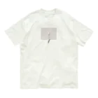 rilybiiのantique peach milk tea × logo message Organic Cotton T-Shirt