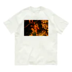 nokkccaのライトアップ紅葉 - Japanese maple(night shot) - Organic Cotton T-Shirt