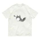 ikimonodaisukishyonenのでか猫Qoo Organic Cotton T-Shirt