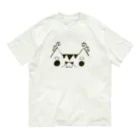 麟童ましゅ🐈🌟🎨Vcreatorの顔文字おちちょ オーガニックコットンTシャツ