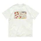 KIYOKA88WONDERLANDのうさぎちゃん。HAPPY オーガニックコットンTシャツ