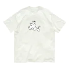 Opapanの左手いぬ オーガニックコットンTシャツ