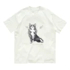 ノルエージャンフォレストキャット　Angel-ankhのノルエージャンフォレストキャット　angel　Angel Organic Cotton T-Shirt