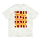 うにぽっぷこーんのゆるゆるちぇっく Organic Cotton T-Shirt