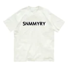 投資家スケーター a.k.a 誰も討たずに下剋上🏕のSNMMYRYボックスロゴ　パターンA Organic Cotton T-Shirt