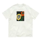 SN-storeの花 オーガニックコットンTシャツ