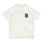 noisie_jpの【B】イニシャル × Be a noise. Organic Cotton T-Shirt