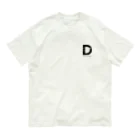 noisie_jpの【D】イニシャル × Be a noise. オーガニックコットンTシャツ