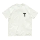 noisie_jpの【T】イニシャル × Be a noise. Organic Cotton T-Shirt