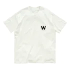 noisie_jpの【W】イニシャル × Be a noise. Organic Cotton T-Shirt