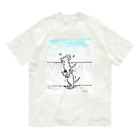 macomaco SUZURISTOREの海辺を見つめるリリー、支えるジョーイ Organic Cotton T-Shirt