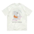 コトリヨガSHOP(Haneyan)のハトヨガ (カンムリバト) オーガニックコットンTシャツ