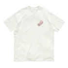 Jackalope Houseのツノアリウサギアジサイモドキウミウシ 桃色ver. Organic Cotton T-Shirt