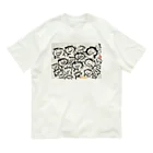 KIYOKA88WONDERLANDのえがおがいちばん　カッパ友達 オーガニックコットンTシャツ