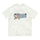 SKULL-2のノーズアートを描くすろくま。爆撃機B-29、横位置 Organic Cotton T-Shirt