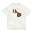 Kotetsu diary(SUZURI店)のゆるゆるシェルティ Organic Cotton T-Shirt