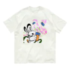 ケモ好きな子ノ原家のハイポテンシャルウサギさん オーガニックコットンTシャツ