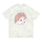 Lichtmuhleのくすみカラーのハリネズミ01 オーガニックコットンTシャツ