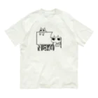 オカ氏のNEKO-Girl Black オーガニックコットンTシャツ