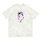 生存しよ！の流動体ねこ ジェンダーフルイドフラッグカラー Organic Cotton T-Shirt