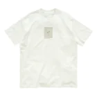 rilybiiのAntique beige green milky yellow ** Organic Cotton T-Shirt