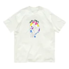 生存しよ！の流動体ねこ バイジェンダー フラッグカラー Organic Cotton T-Shirt