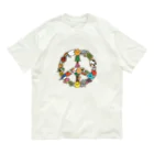 ミケタマのピースマーク Organic Cotton T-Shirt