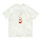 SCHINAKO'Sのりんご大好きうさぎ オーガニックコットンTシャツ