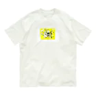 タナカミノルのユーモアイラストショップのキャット テーブル Organic Cotton T-Shirt