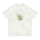 たかはしの店の民家のマリーゴールド Organic Cotton T-Shirt