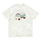 いぬのはなこ小屋のうさぎ幼稚園(白茶) Organic Cotton T-Shirt