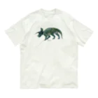 segasworksのTriceratops prorsus(トリケラトプス ・プロルスス)着彩画 Organic Cotton T-Shirt