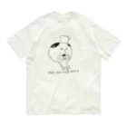 丸顔シャンデリアのシェフアゴヒゲネコ Organic Cotton T-Shirt