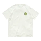 kg_shopの[☆両面] オクラネバネバ【視力検査表パロディ】 Organic Cotton T-Shirt