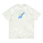 satoayaのアニマルカフェのシ―フードアニマル　クリームソーダジンベイ Organic Cotton T-Shirt