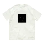 獅子丸解放党のまなざしwhite オーガニックコットンTシャツ