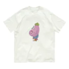 のだぎり　のお店のなすびくん オーガニックコットンTシャツ