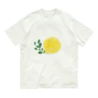 うみうししょっぷのミモザぽっい花 オーガニックコットンTシャツ