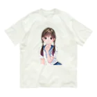 yanchikiのオリキャラグッズ店の夏木　真理弥 オーガニックコットンTシャツ